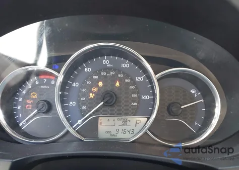 2016 Toyota Corolla L из США, поврежденный, VIN 2T1BURHEXGC686453